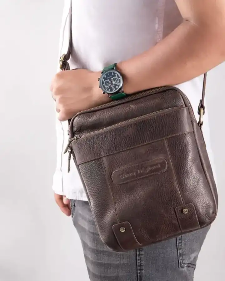 Sac bandoulière Dorine, coloris Chocolat